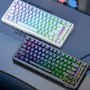 ATTACKSHARK X82PRO HE Mechanical Gaming Keyboard RGB 75% Layout Tri-mode Magnetic Amber Axis with 0.01mm RT Accuracy 8KHz Return Rate Gamer Keyboards