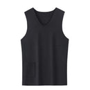 TENGOO 3-Zone Intelligent Electric Heating Seamless Vest for Men Women Fleece-Lined Thermal Underwear Base Layer Body Self Heating Warm Clothes(No Power Bank)