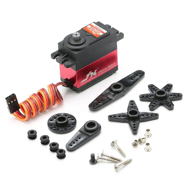 4PCS JX PDI-6221MG 20KG Large Torque Digital Standard Servo 180 Degree For RC Airplane