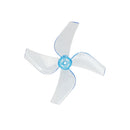 4 Pairs GEMFAN 1211 31mm 1.2 Inch 4 Blade PC Propeller 0.8mm / 1mm for FPV Racing Drones Compatible with 0702 29000kV Motor