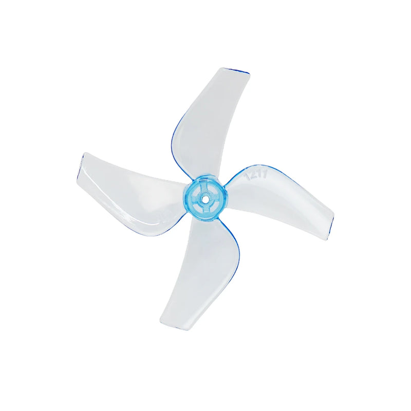 4 Pairs GEMFAN 1211 31mm 1.2 Inch 4 Blade PC Propeller 0.8mm / 1mm for FPV Racing Drones Compatible with 0702 29000kV Motor