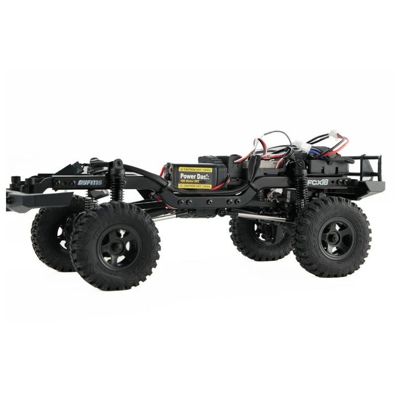 FMS FCX18 RTR 1/18 2.4G 4WD RC Car for TOYOTA Land Cruiser LC80 Rock Crawler Off-road Climbing Vehicle LED Lights Two Speed Models