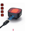 Leadbike DIY Synchronous Smart Taillight 244 Pixels Mobile App Pattern Edit Brake Sensing Dual Mount Type-C Rechargeable Bicycle Rear Light for Cycling Fun