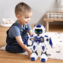 JJRC R35 Max Intelligent Mechwarrior RC Robot LED Lights Touch Sensing with Soft Bullet Launching Function for Children Gift