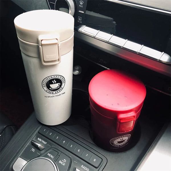 380ml Thermal Bottle Coffee Mug Thermo Cup Thermos Flask Vacuum Cup Travel Portable Stainless Steel Water Bottle