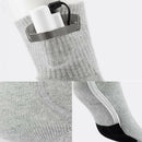 Winter Electric Heating Socks 5V Rechargeable Adjustable Temperature Warm Socks Foot Warmer Unisex Socks for Camping Hiking Skiing