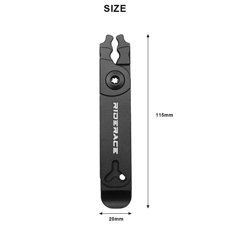 RIDERACE Aluminum Alloy Bicycle Chain Pliers Mini MTB Bike Quick Removal Install Plier Cycling Chain Buckle Open Close Clamp Repair Tools