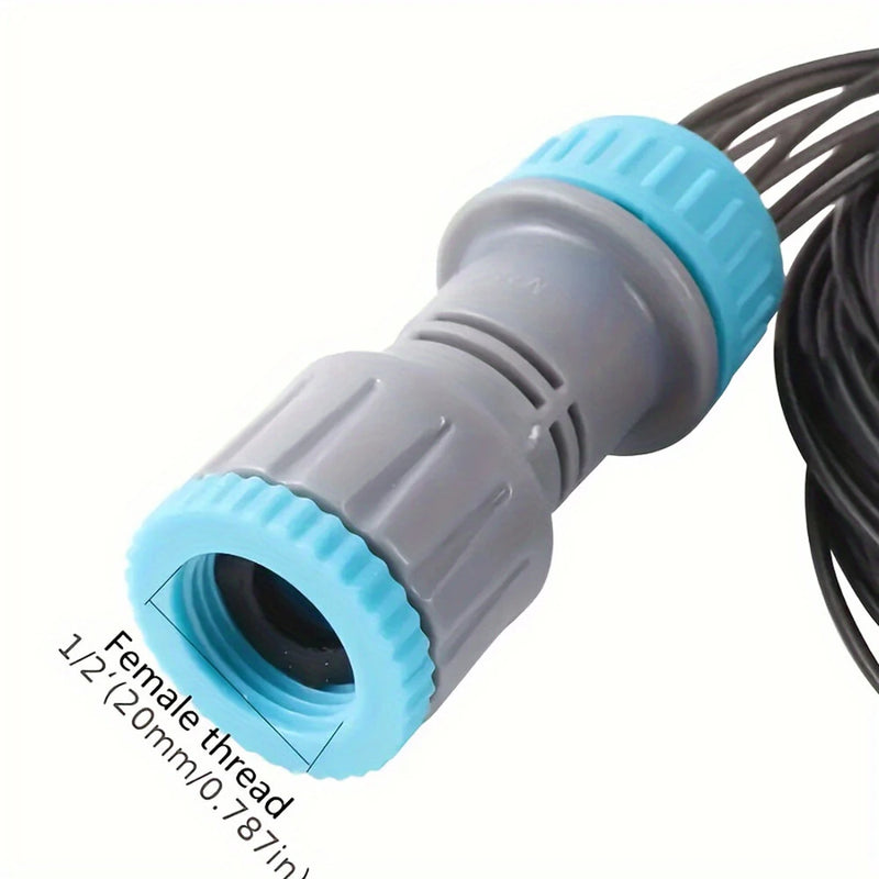 1 Set Garden Automatic Irrigation Device Horticulture Irrigation System with 10 Dripper Greenhouse Balcony Pot Plant Accessories Drip Irrigation Device