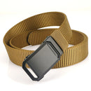 ZANLURE 125cm Metal Buckle Tactical Belt Nylon Wistand Inserting Buckle Military Fan for Men Women