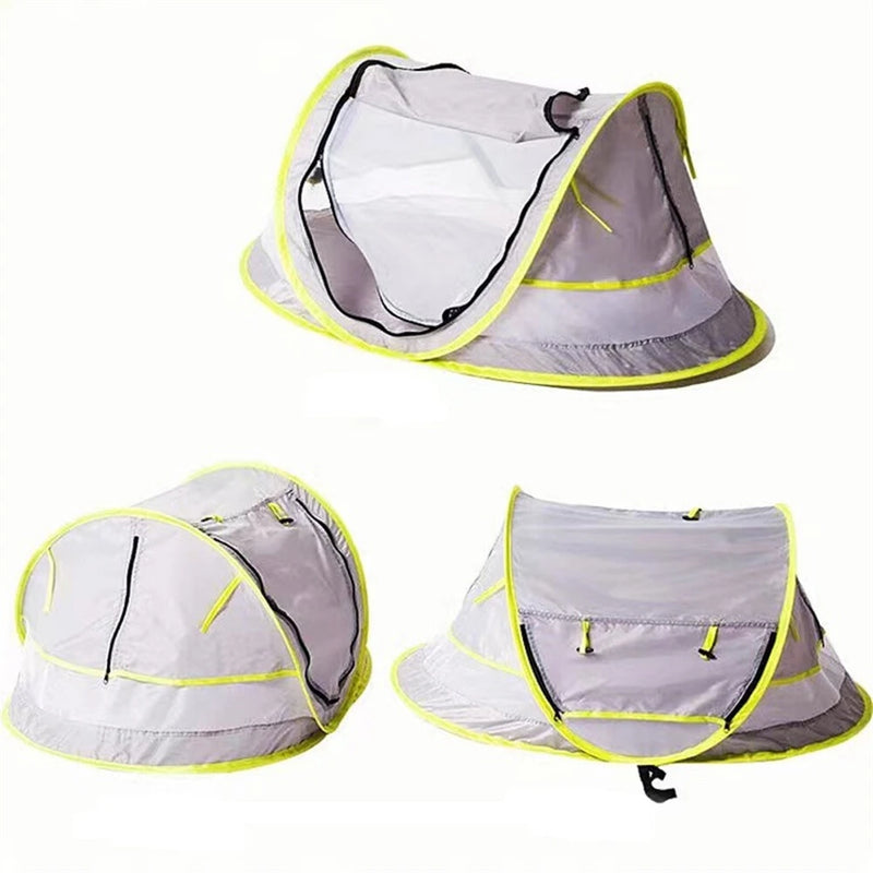 IPRee Outdoor Baby Beach Tent Foldable Automatically Open UV Protection Sun Shade For Infant Travel Swimming Pool Play House Toy