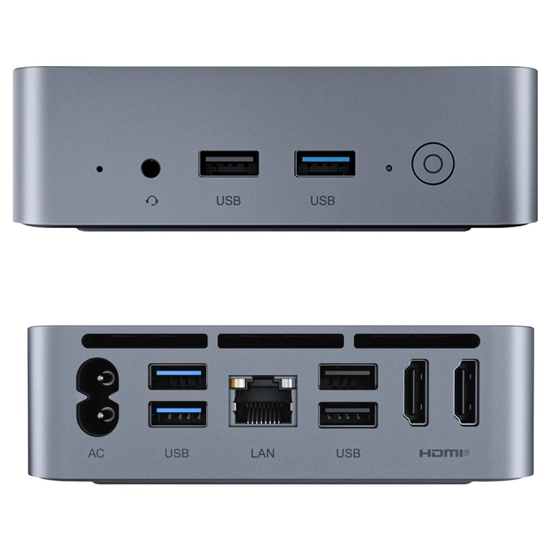 OUMAX MAX N Intel Alder Lake-N95 8GB/16GB RAM 256GB/500GB SSD WIFI5 BT5.0 4K Dual Output HD Windows 11 Mini Gaming Computer Desktop PC