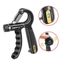 KALOAD 5 Pcs Fitness Set 5-60Kg Electric Counting Hand Grip Wrist Training Increase Strength Spring Finger Pinch Carpal Expander Effective Exercise for Home Gym Fitness