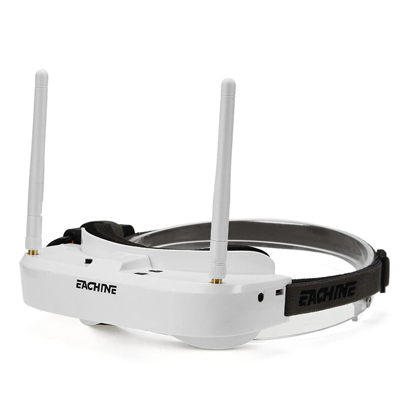 Eachine EV100 5.8G 72CH 720*540 FPV Goggles with Dual Antennas& Fan 18650 Battery Case For RC Drone