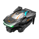 YCRC A88 PRO WiFi FPV with 3 HD Lens Optical Flow Positioning Cool Gradient Lighting Foldable RC Drone Quadcopter RTF