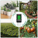 6 in 1 Digital Soil Tester PH Meter Fertility Soil Moisture Sunlight Ambient Humidity Temperature Monitor Detector Garden Soil Analyzer