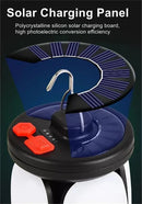 IPRee LED Solar Charging Outdoor Camping Light Hanging Folding Tent Light Multifunctional Household Strong Light Emergency Lighting