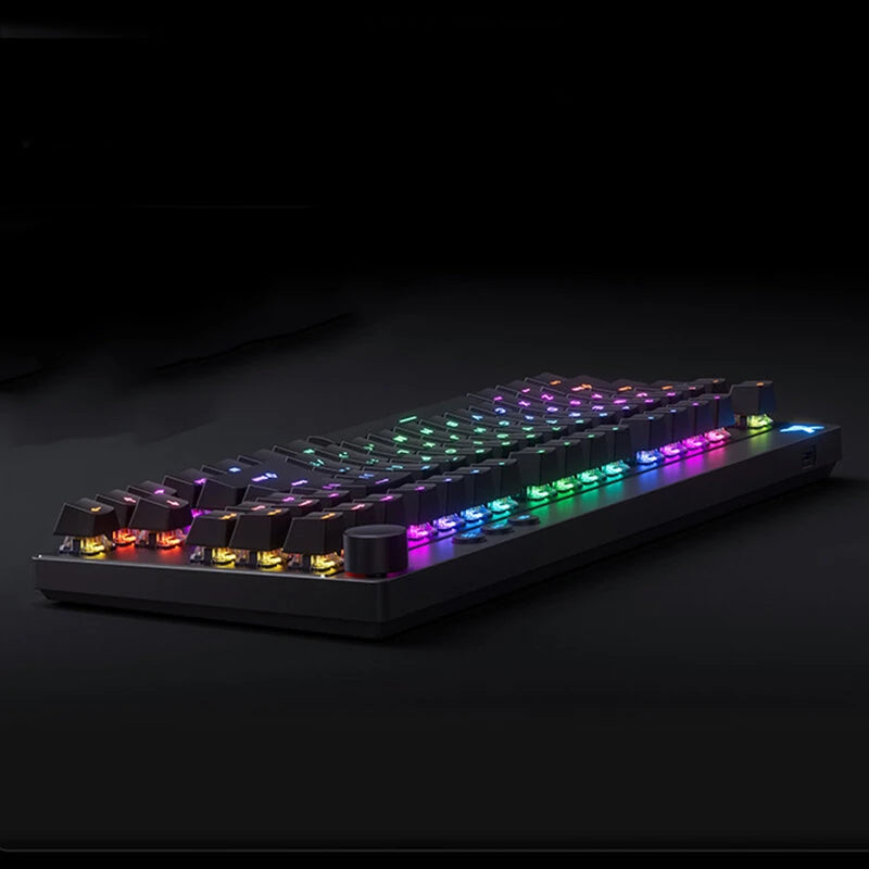 MCHOSE Mix87 HE Magnetic Mechanical Keyboard with Volume Knob ARGB Light Apollo Switch Customization Wired Esports Gaming Keyboard
