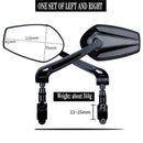 XANES 1 Pair HD View MTB Road Bike Mirrors 360 Adjustable Handlebar Rearview Mirror for Bicycle Motorcycle Accessories Rear Mirror