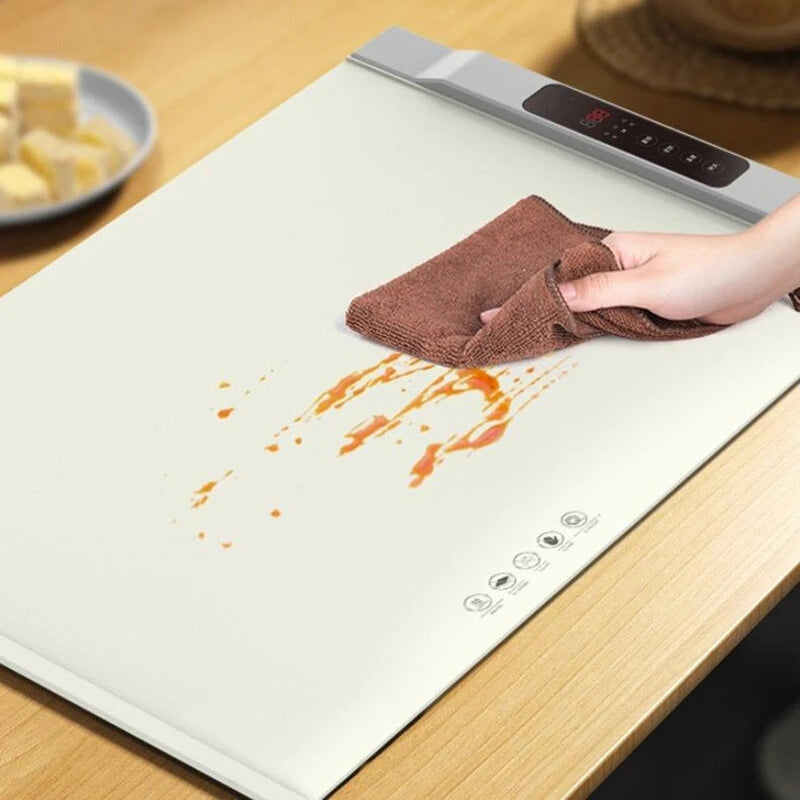 300W Electric Folding Food Warmer Table Mat Soft Roll Storage Keep Dishes Warm Heating Tablemat Warmer Board for Home Party, Home, BBQ