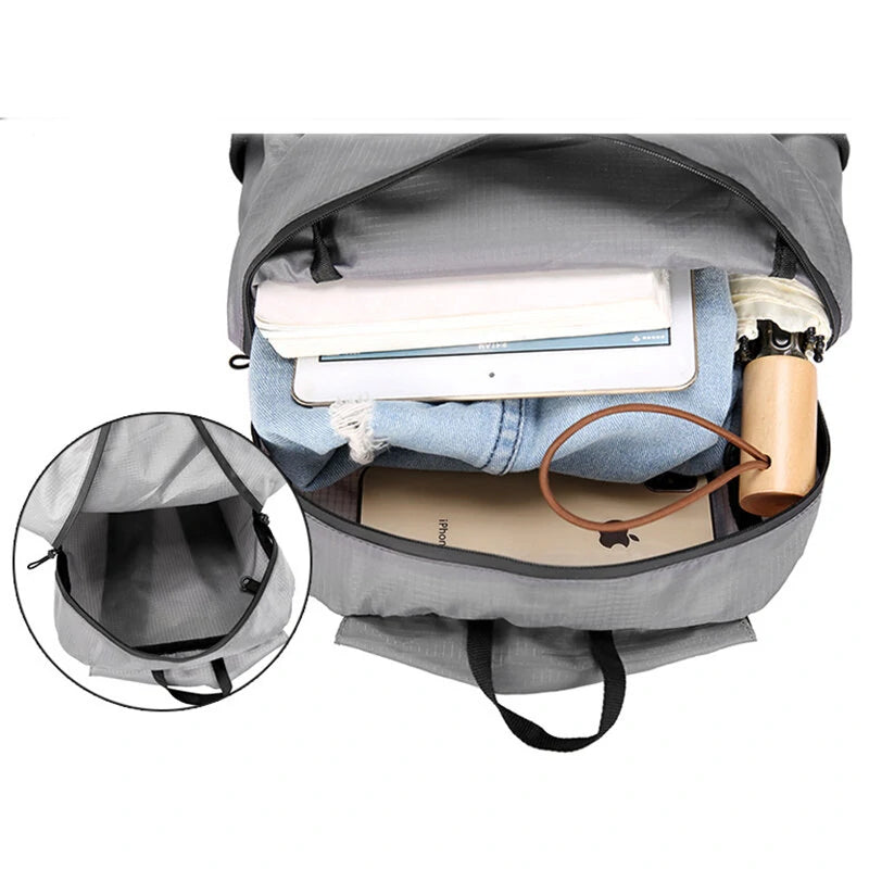 20L Outdoor Large Capacity Folding Bag Portable Hiking Bag Travel Backpack Men'S And Women'S Backpacks