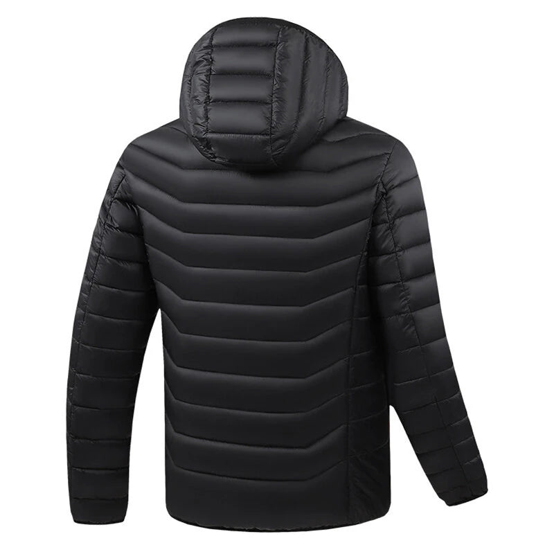 TENGOO HJ-25 Heating Jacket 25 Heated Areas Coat USB Charging Winter Warm Windproof Outdoor Hiking Camping Electric Heating Jacket