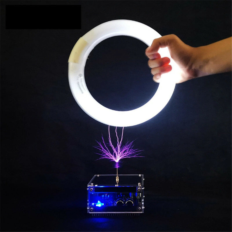 Stark Long Arc And Bluetooth Music Dual Mode Music Tesla Coil Palm Flash Bluetooth Flash Length 10CM Science Toys