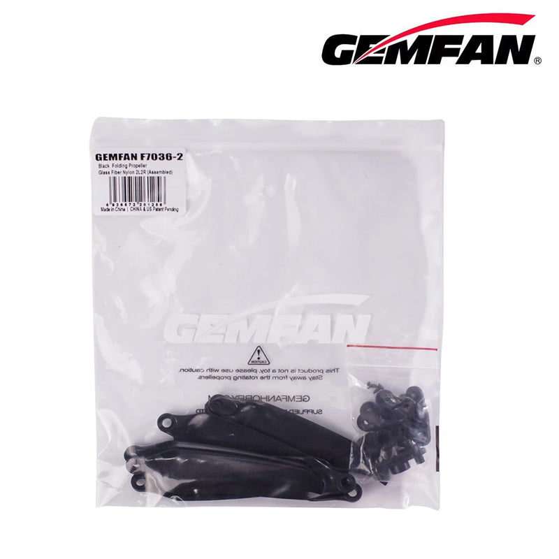 6 Pairs Gemfan F7036 7036 7inch 3-Blade / 2-Blade Foldable Propeller Glass Fiber Nylon 5mm Hole for Long Range FPV Racing Drone