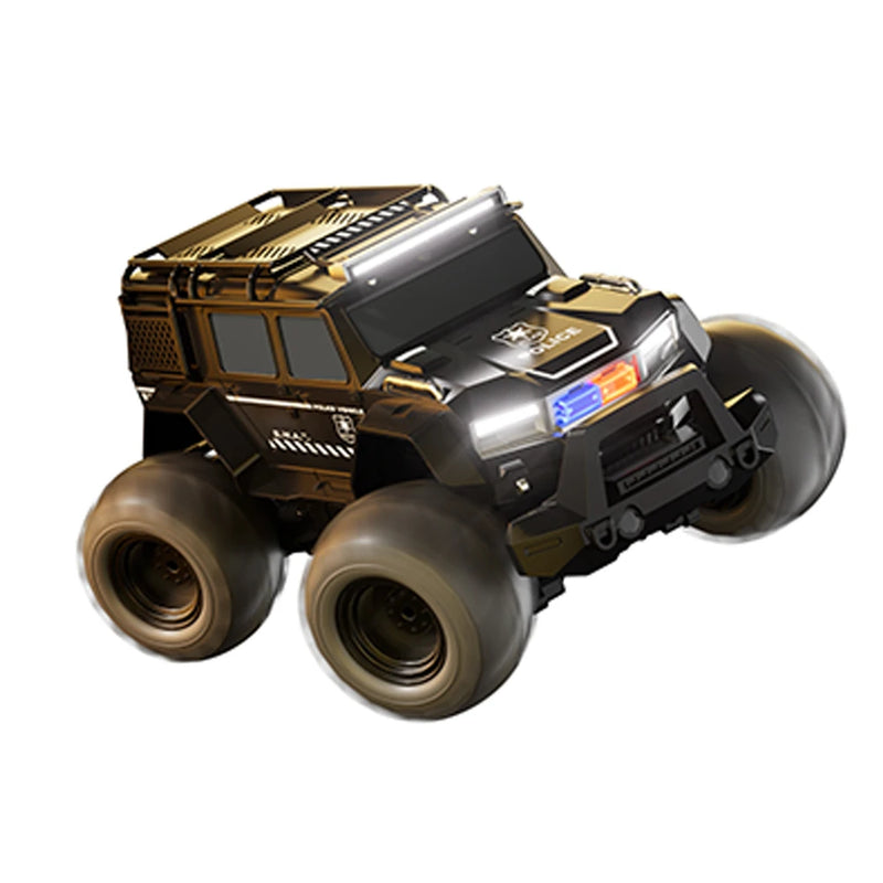 TCS33 1/14 2.4G 4WD 4CH Waterproof RC Car Amphibious Police Off-Road Vehicle Toys