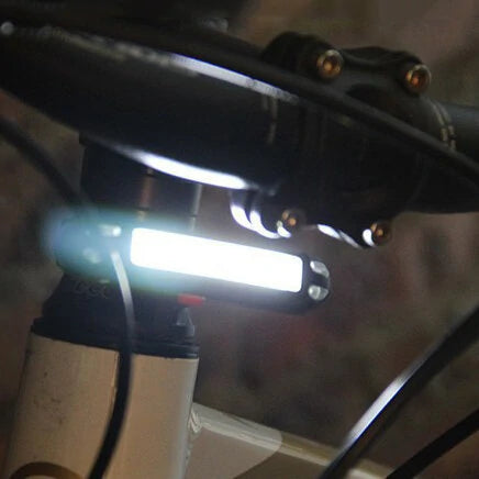 XANES 2 in 1 500LM LED Bike Light 500mAh Battery Waterproof 5 Light Modes USB Rechargeable Bicycle Taillight Warning Light