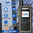 ABBREE GP-18 Zello Walkie Talkie 6000mAh Battery Dual Sim Card Slots Global POC Android Bluetooth WIFI Distance unlimited 2G/3G/4G Network Radio