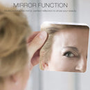 Digoo Wireless USB Mirror Alarm Clock LED Digital Therometer Temperature Night Mode Black DG-DM1