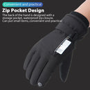 TENGOO Touch Screen Winter Gloves Waterproof Outdoor Sports Cycling Running Motorcycle Ski Fleece Gloves Non-slip Warm Full Fingers for 5-10 Cold Weather