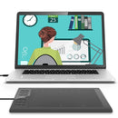 10x6 Inch Professional Graphics Drawing Tablet 12 Express Keys with for Mac Windows for Painting Designing Online Course