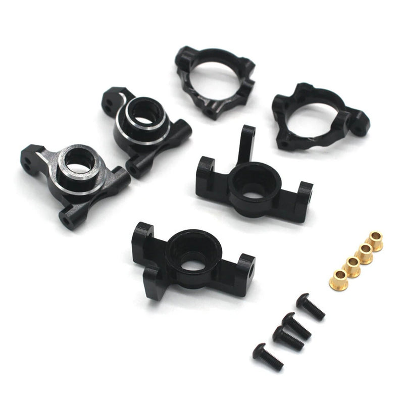 Upgraded Metal Parts Rear Wheel Seat Steering Cup C Hub Set for 1/14 ZD Racing MT16 Rlaarlo JIUSI MT14R PT14R RC Cars Vehicles Models Spare Accessories