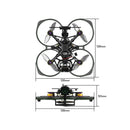 Flywoo FlyLens 85 HD O4 / O4 PRO 2S 2 Inch Brushless Whoop FPV Racing Drone BNF with GOKU F405 HD Digital System
