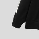 INCERUN Mens Skeleton Print Color Block Long Sleeve Hoodie Fashion Loose Fit Crew Neck Fall Top for Male S 5XL