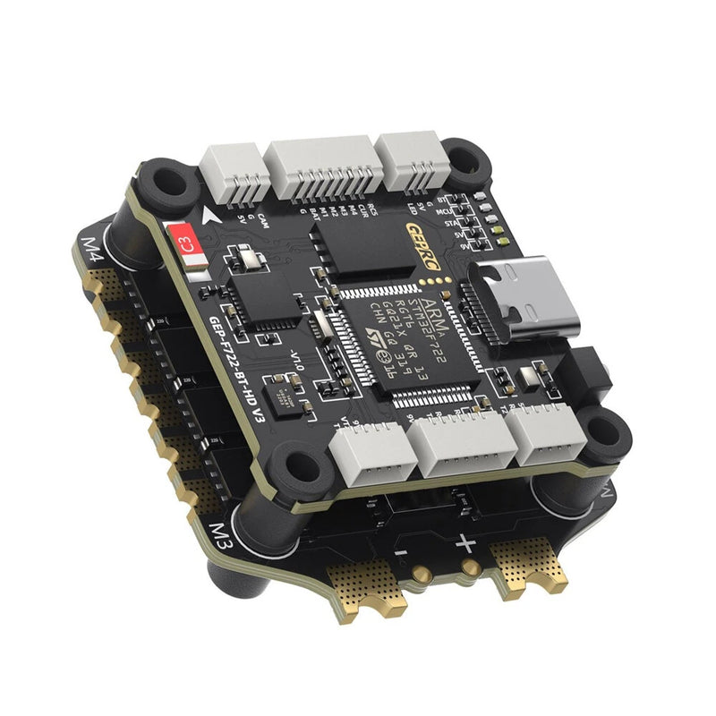 30.530.5mm GEPRC TAKER F722 BT HD V3 Flight Controller 3-6S 60A 8Bit  4In1 Brushless ESC Stack for RC FPV Racing Drone
