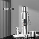 IPRee Large Capacity 1000ml/2000ml Cold Thermal Thermos Tumbler Stainless Steel Insulated Tea Coffee Water Bottle Insulation Flask Pot Travel Mug