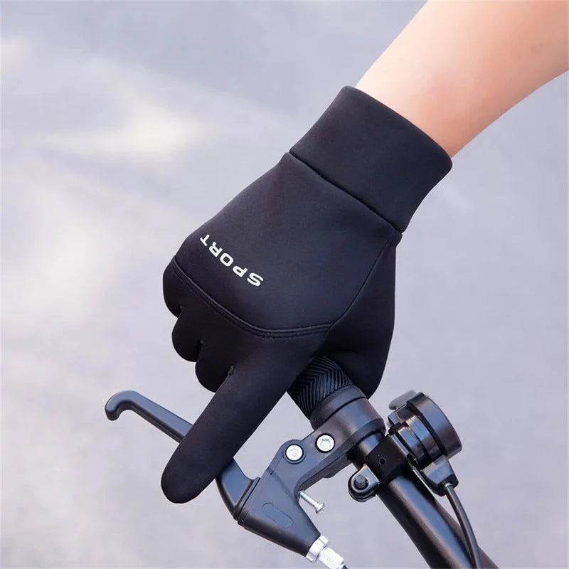 XANES Winter Cycling Gloves for Men Women Touchscreen Thermal Windproof Fleece Motorcycle Gloves Warm Thick Driving Skiing Gloves