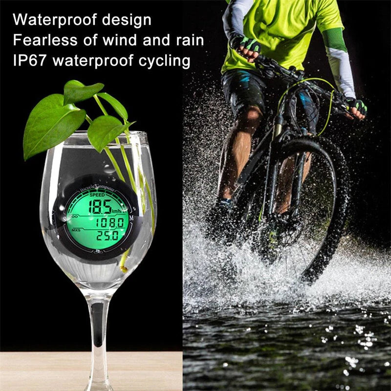 XANES Wireless Bicycle Computer IP67 Waterproof Bike Speedometer Bicycle Odometer Stopwatch Bike Accessories for MTB Road Cycle