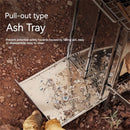 IPRee Folding Stainless Steel Oven Portable Wood Burner Camping Wood Stove Mini BBQ Grill Carry Bag Camping Supplies Fire Wood Heater