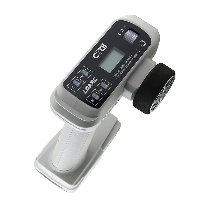 LDARC CT01 2.4GHz 8CH Two-Way LCD Display Radio Controller with CR1800 Receiver for RC Car Boat Tanks Models