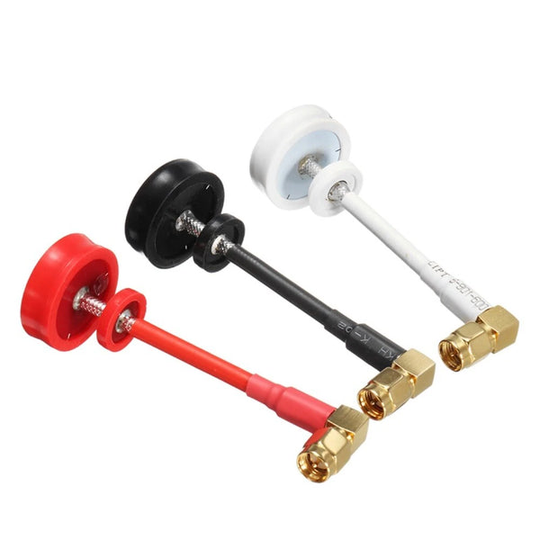 Realacc Pagoda Antenna RHCP Right Angle 5.8G 5dBi 50W 75mm Omni FPV Antenna SMA/RP-SMA For RC Drone