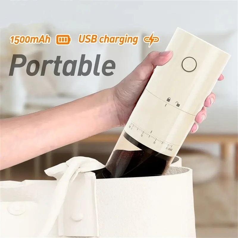 IPRee Mini Electric Coffee Machine Hand pressed Portable Espresso Maker Travel Coffee Machine Hand Pressure Coffee Machine for Camping