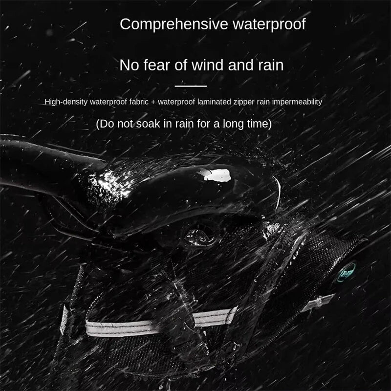 B-SOUL 1.7L Cycling Tools Bag Quick Release Mountain Bike Saddle Bag Waterproof Road Bike Cushion Bag MTB Bicycle