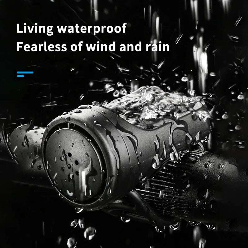 Xmund 140dB High Sound Bicycle Bell Horn 4 Sound Modes 200mAh USB Chargeable Electric Horn Mountain Road Cycling Anti-theft Alarm Horn