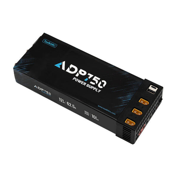 ToolkitRC ADP750 750W 12V 62.5A Smart Power Supply 7 Port Versatile Multi-port Output with IC Cooling Fan Charger for ToolkitRC M6D M7 Charger