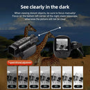 IPRee R7 Infrared Night Vision Device Digital Night Vision Monocular with 1.54 inch TFT Screen IP54 Waterproof Support Video Recording