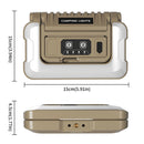 IPRee Folding Lantern Outdoor Emergency Camping Tent Atmosphere LED Light Ultralight Double-Sided Lamp Super Bright Household