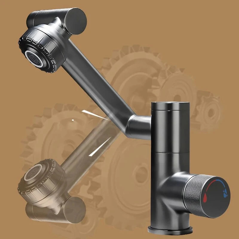 Digital Display 2 Gear Hot Cold Smart Faucet Mounted Wash Sink Hydropower Basin Water Mixer Tap Multifunction Hydropower Basin Faucet